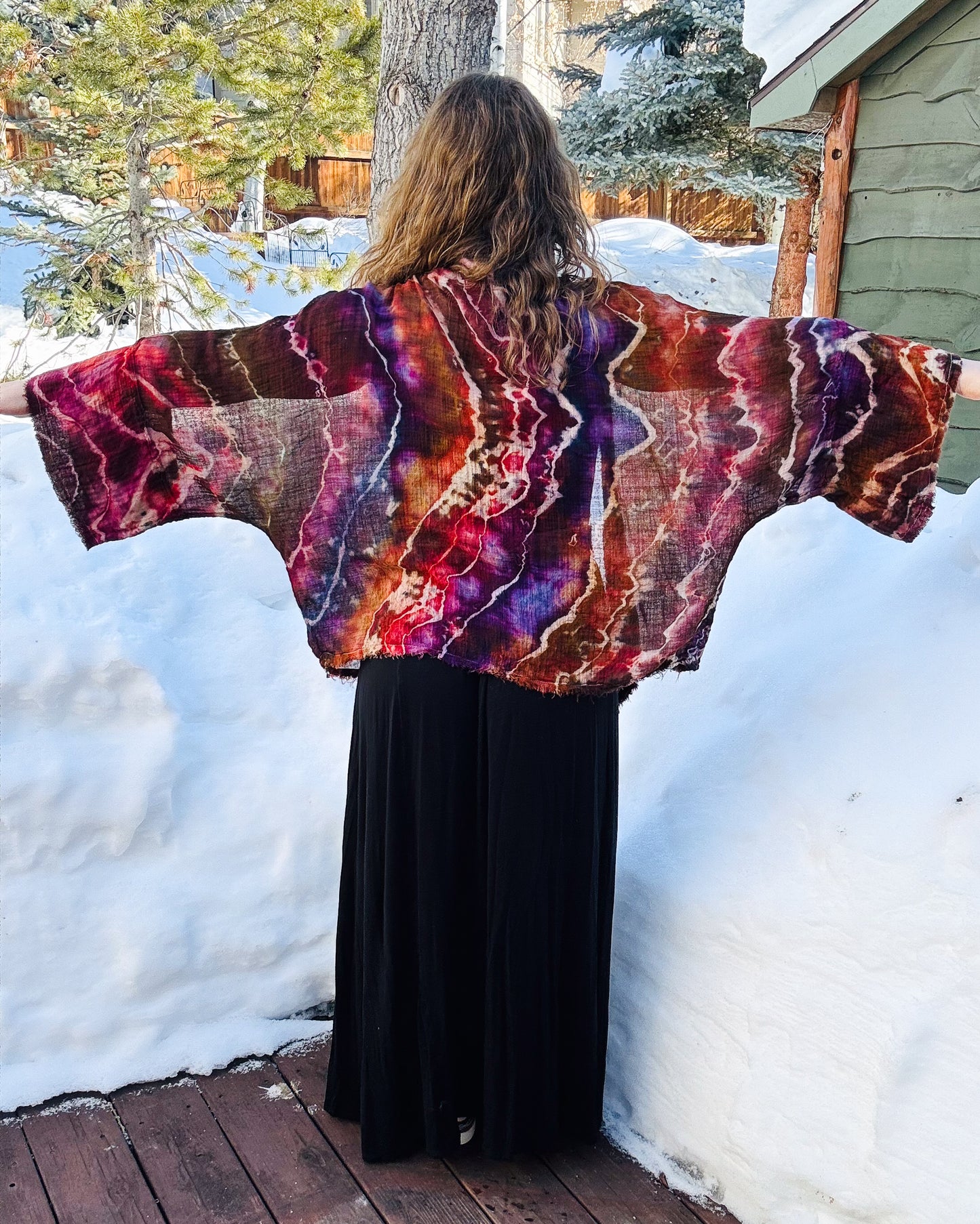 The 'Mountain Lupine' Kimono